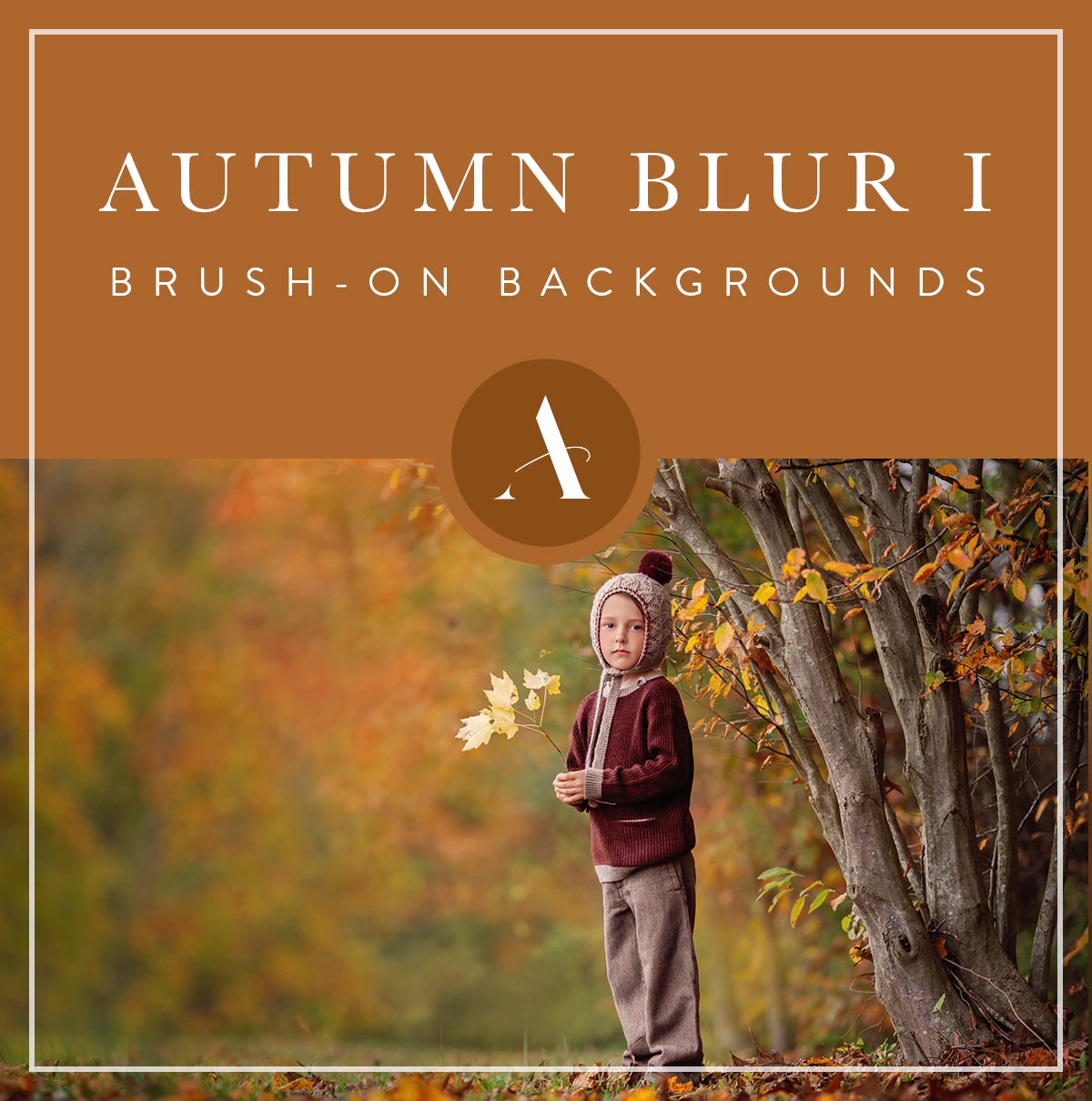 Autumn soft-focus background you can paint in to reduce distractions and highlight the subject.