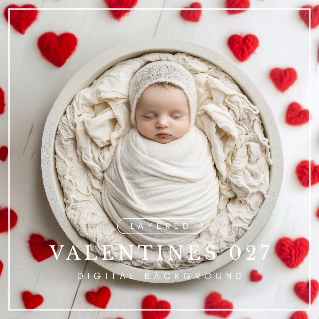 Valentines Digital Background 027 (Layered)