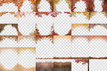 Peek-Through Autumn Overlays