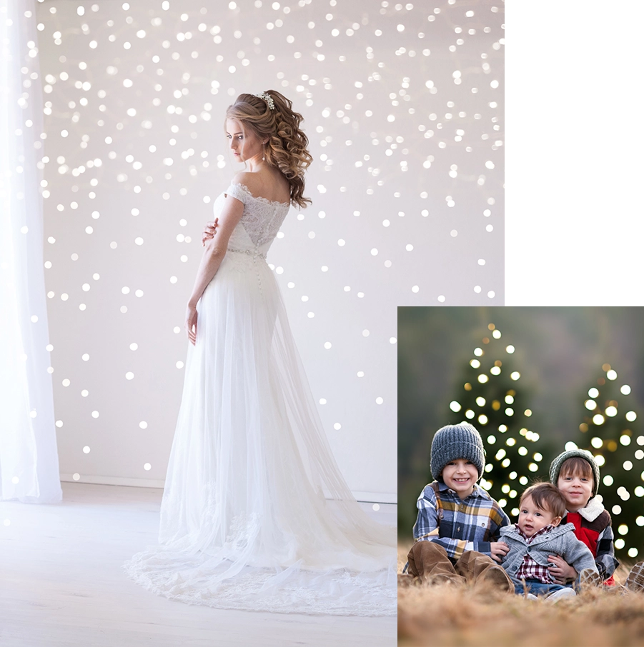 String Lights Overlays for Photographers