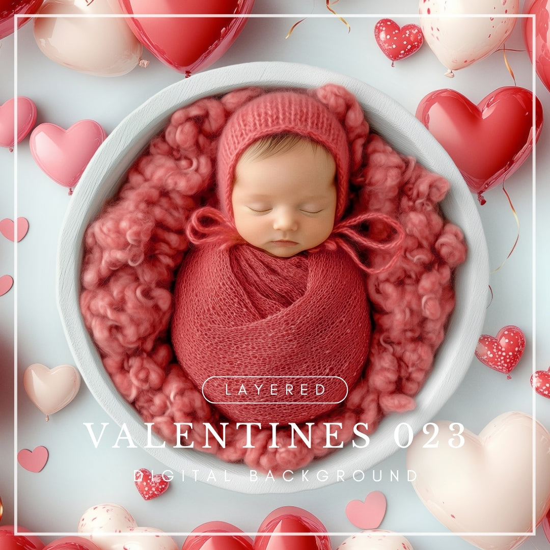 Valentines Digital Background 023 (Layered)