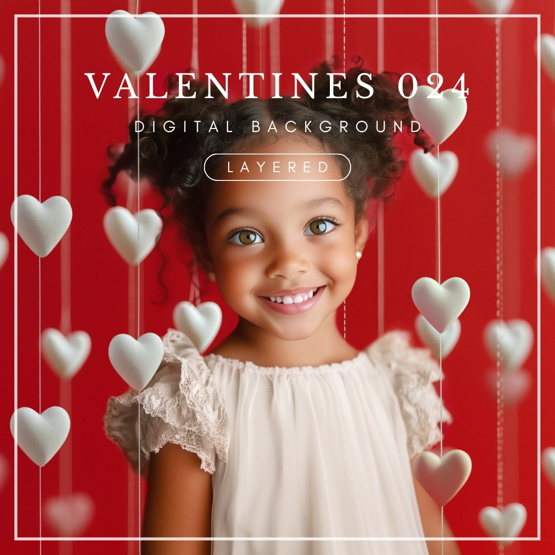 Valentines Digital Background 024 (Layered)