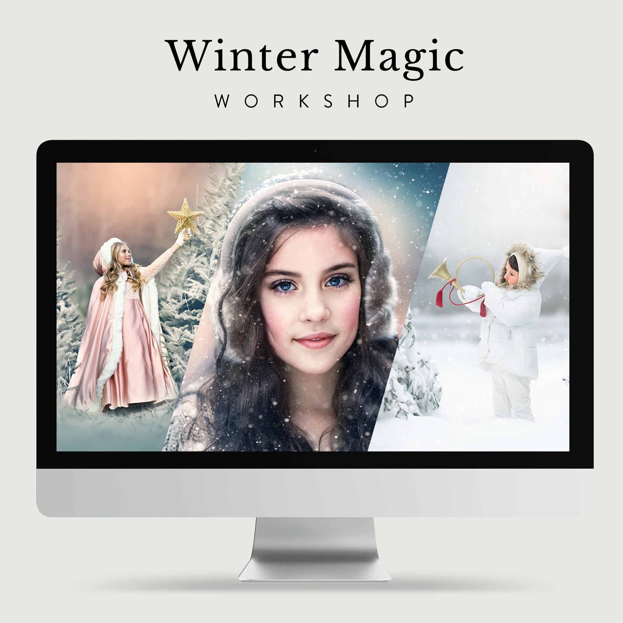 Winter photos editing course for photographers