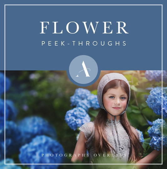 flower peek through overlays for photoshop, photo editing, digital photography and photographers