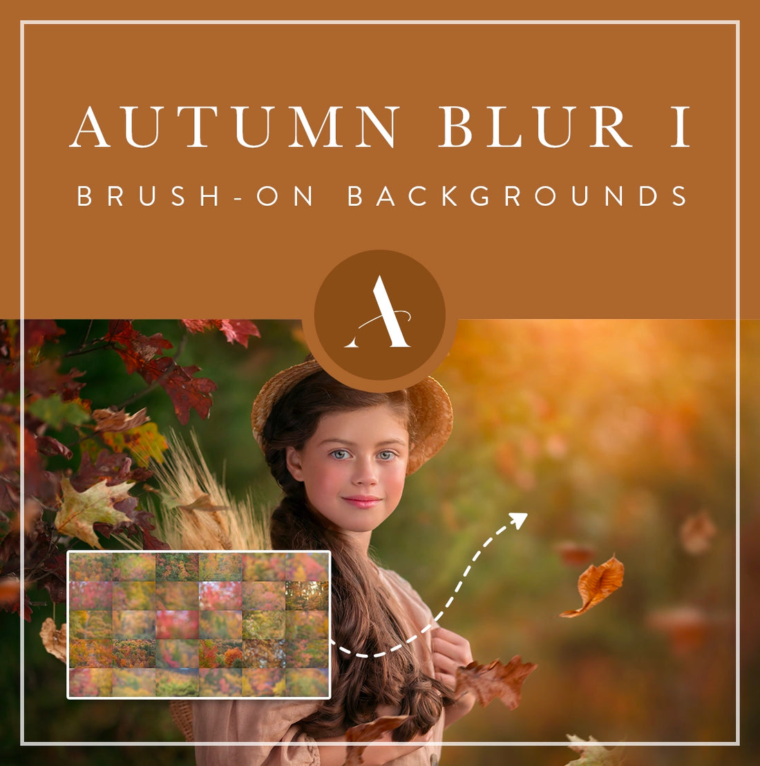 Autumn Blur I - Brush-On Backgrounds