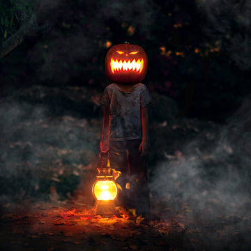 Halloween Overlays for Photoshop Pumpkins Lantern Bats