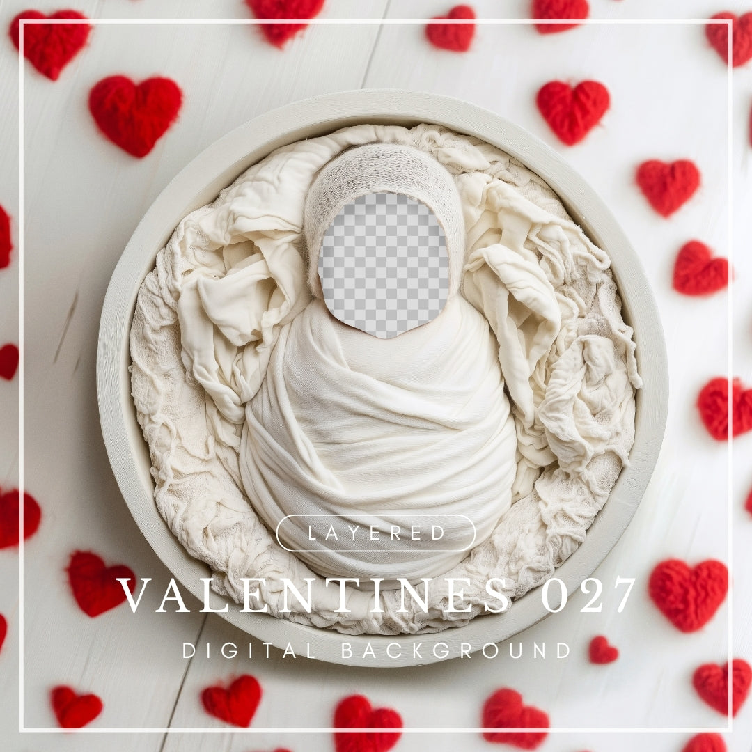 Valentines Digital Background 027 (Layered)
