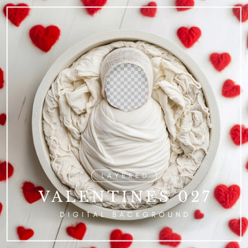 Valentines Digital Background 027 (Layered)