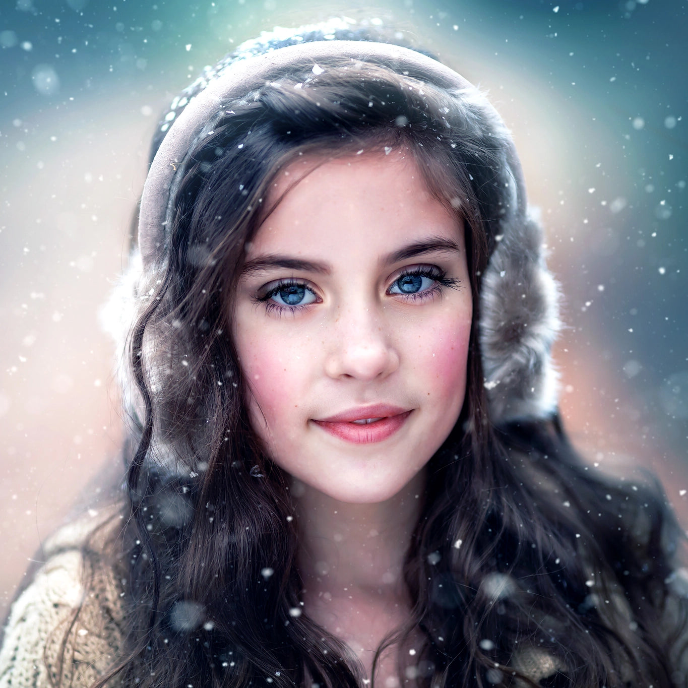 Winter Wonderland Snow Overlays for Photo Editing