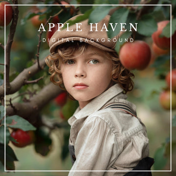 Apple Haven - Digital Background (Layered)