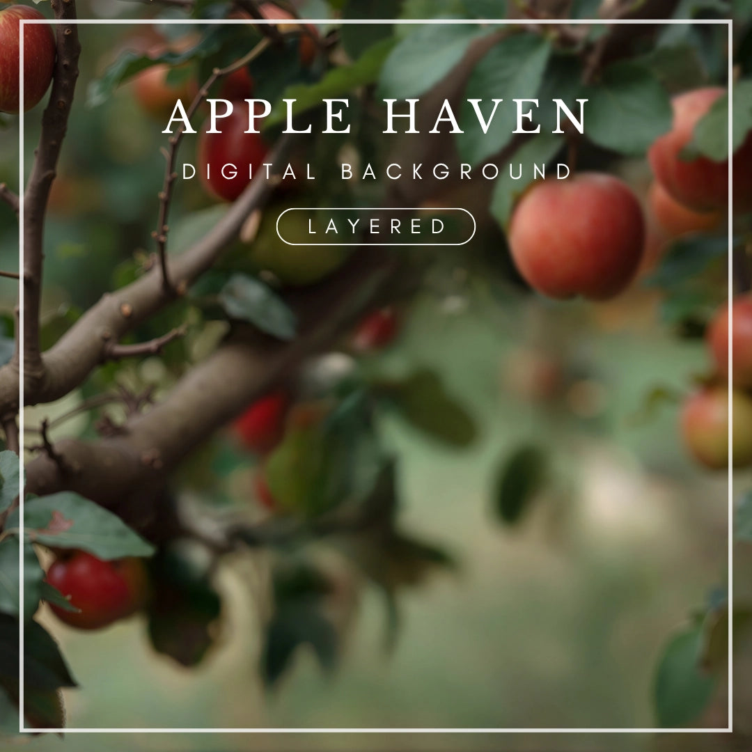 Apple Haven - Digital Background (Layered)