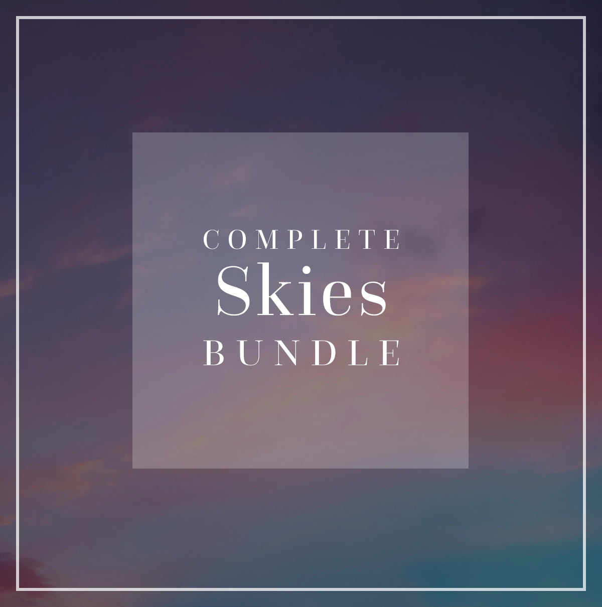 Skies Photoshop Overlays Bundles for Photography Editing